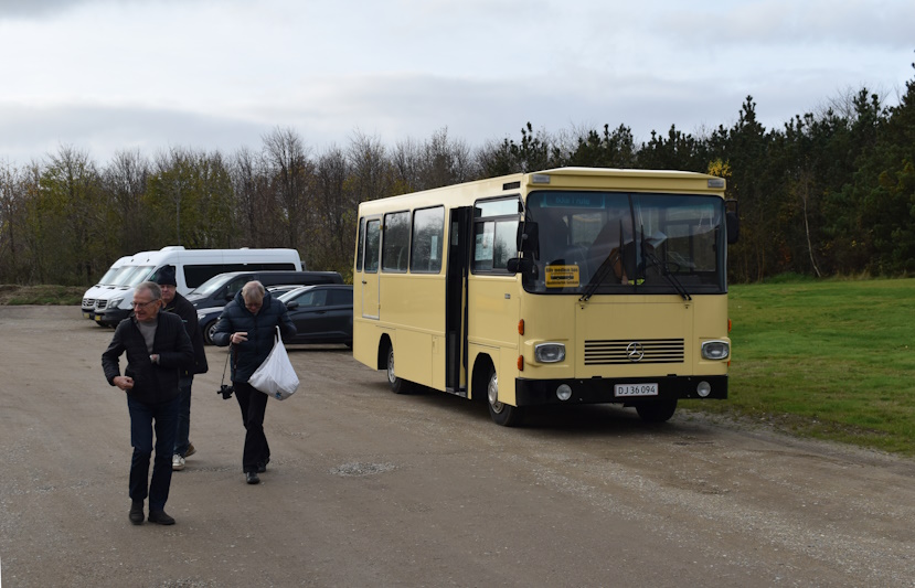 Vi havde vor foreningsbus med fra Odense, på hvilken flere af vore deltagere var stået på undervejs.