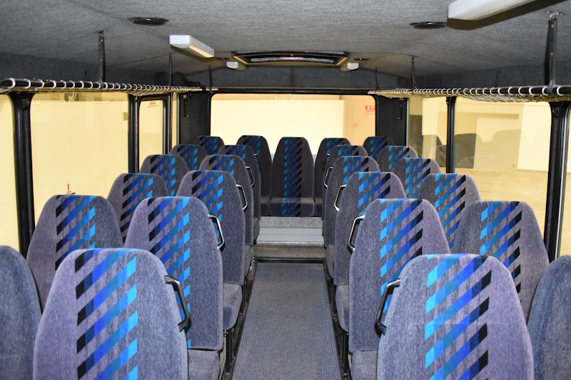 Vor bus er naturligvis blevet meget flot med de nye sædebetræk, som VBI Group venligt har hjulpet os med.